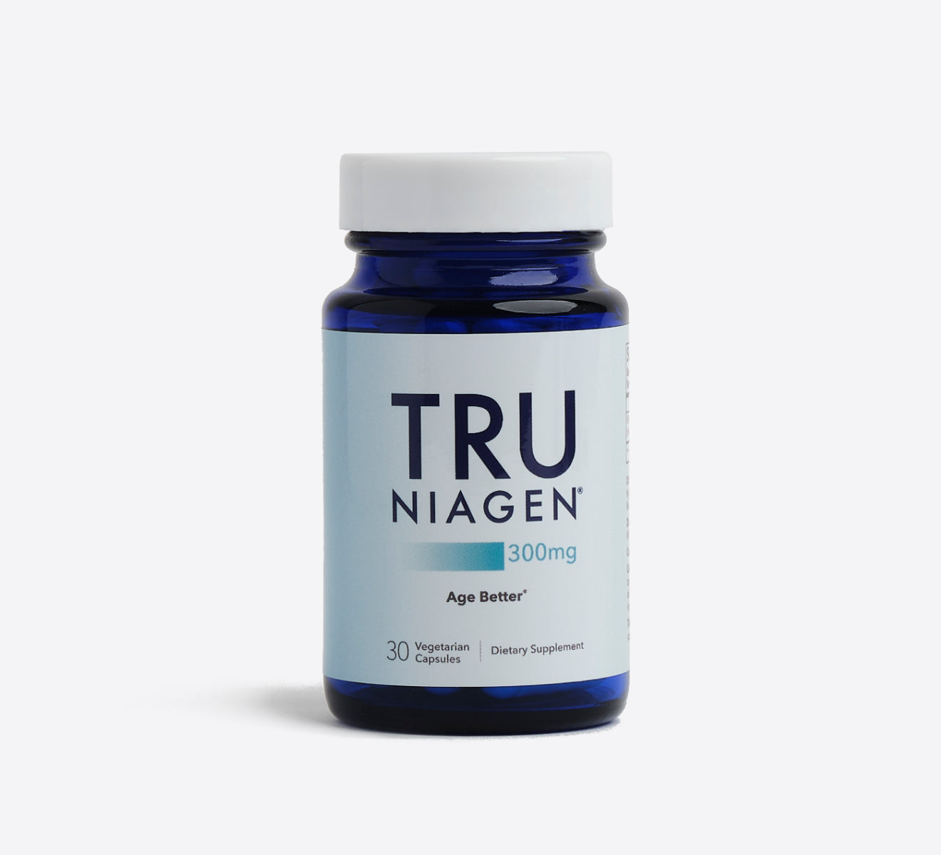 Tru Niagen 300mg NAD+ precursor capsule bottle