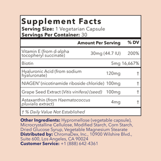 Tru Niagen® 1,000mg + Beauty Bundle